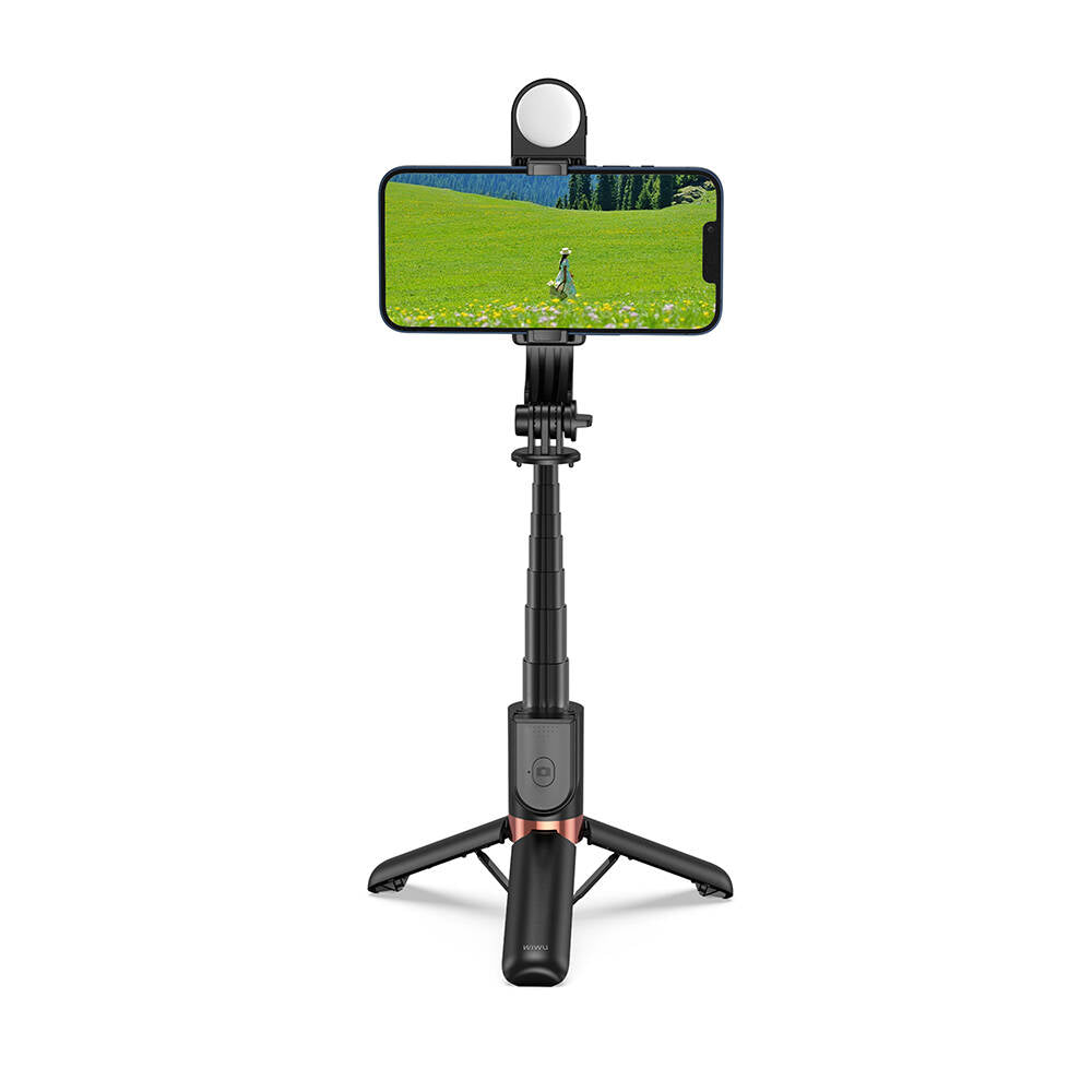 Wiwu Wi-SE011 Dolgu Işıklı Teleskopik Tripod ve Mini Selfie Çubuğu Wiwu Wi-SE011 Dolgu Işıklı Teleskopik Tripod ve Mini Selfie Çubuğu